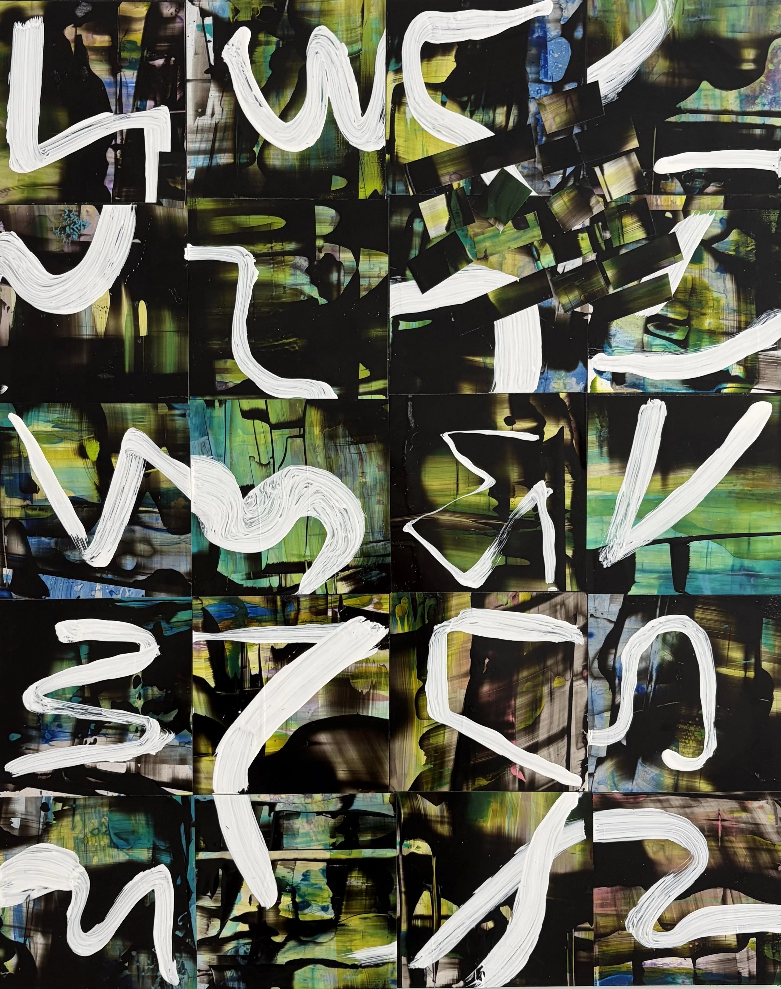 I'm not one to talk   20 x 26" acrylic on Yupo