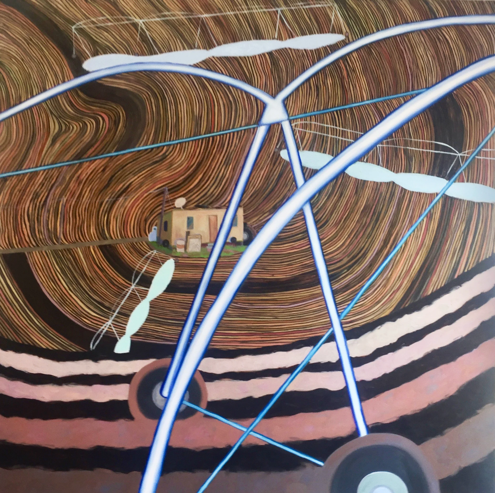 Lubbock Oil on canvas, 72 x 72 x 2”