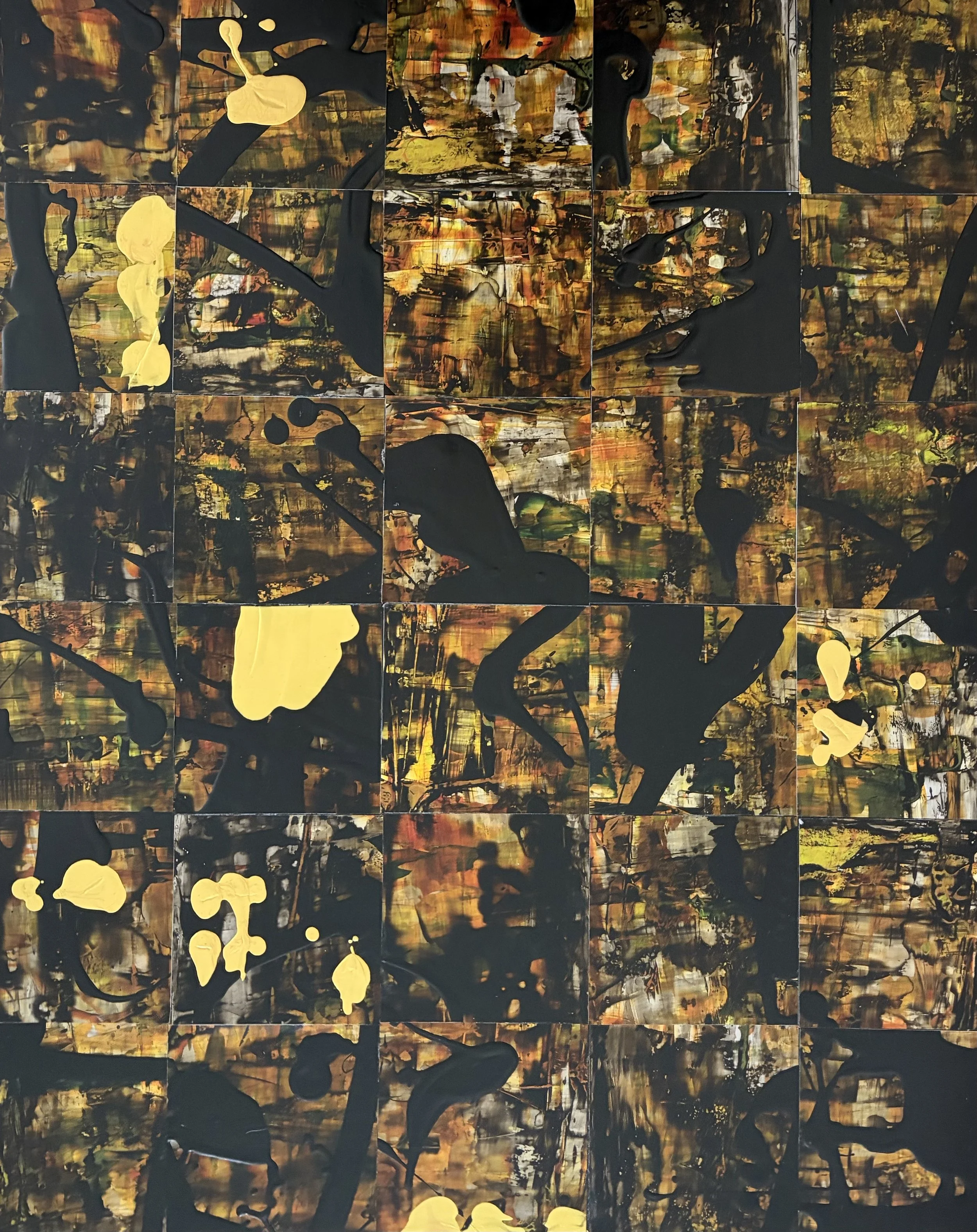 Gold 2026 Acrylic on Yupo 30 x 24"