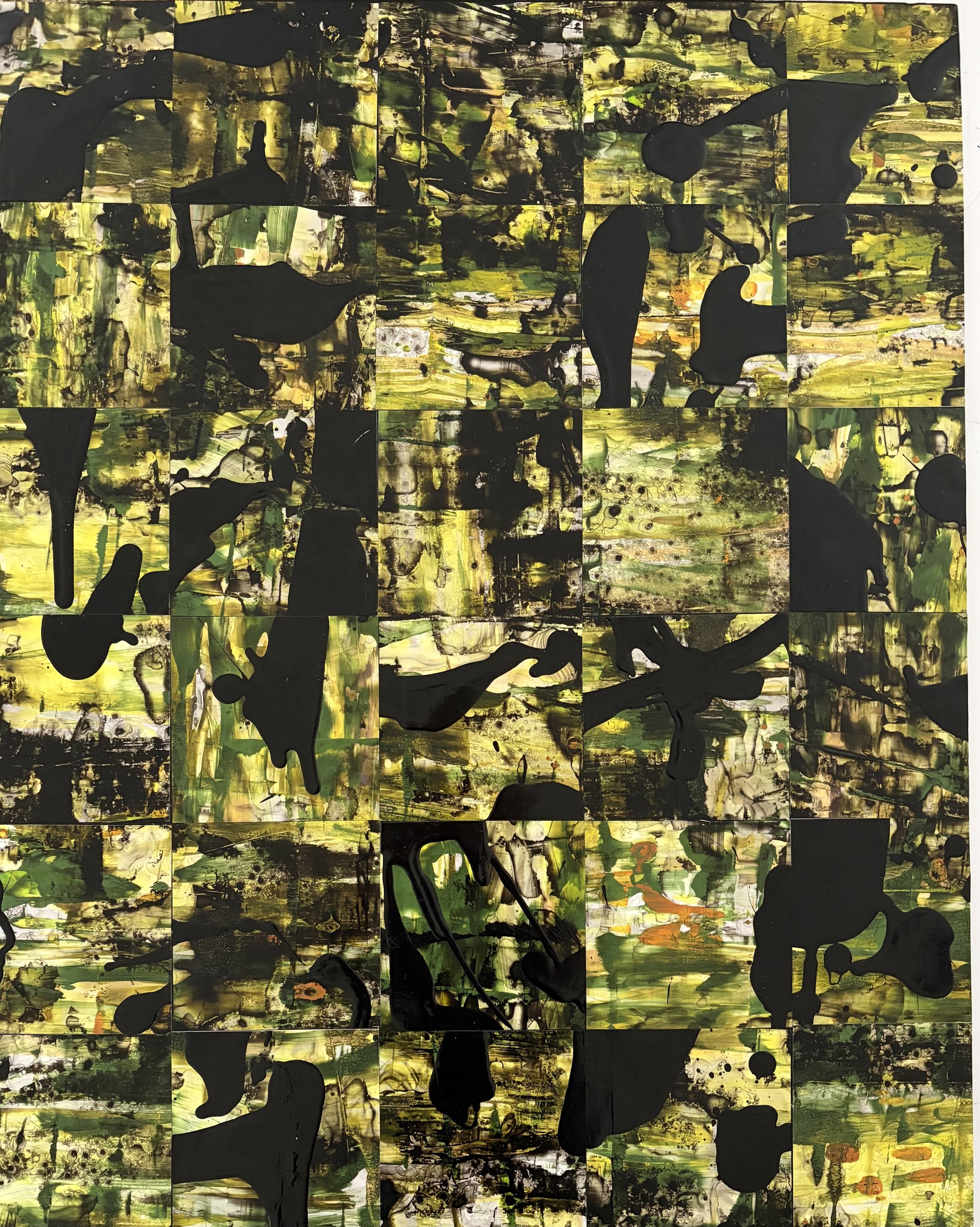 New Green  2026  Acrylic on Yupo 30 x 24"