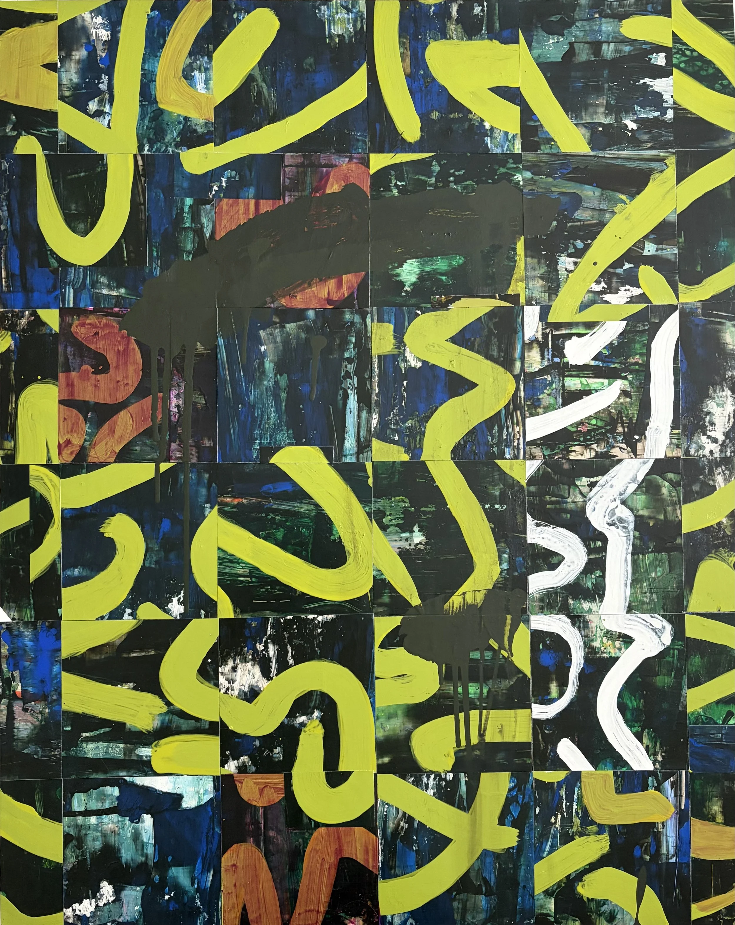 Don't repeat that acrylic Yupo 30 x 24