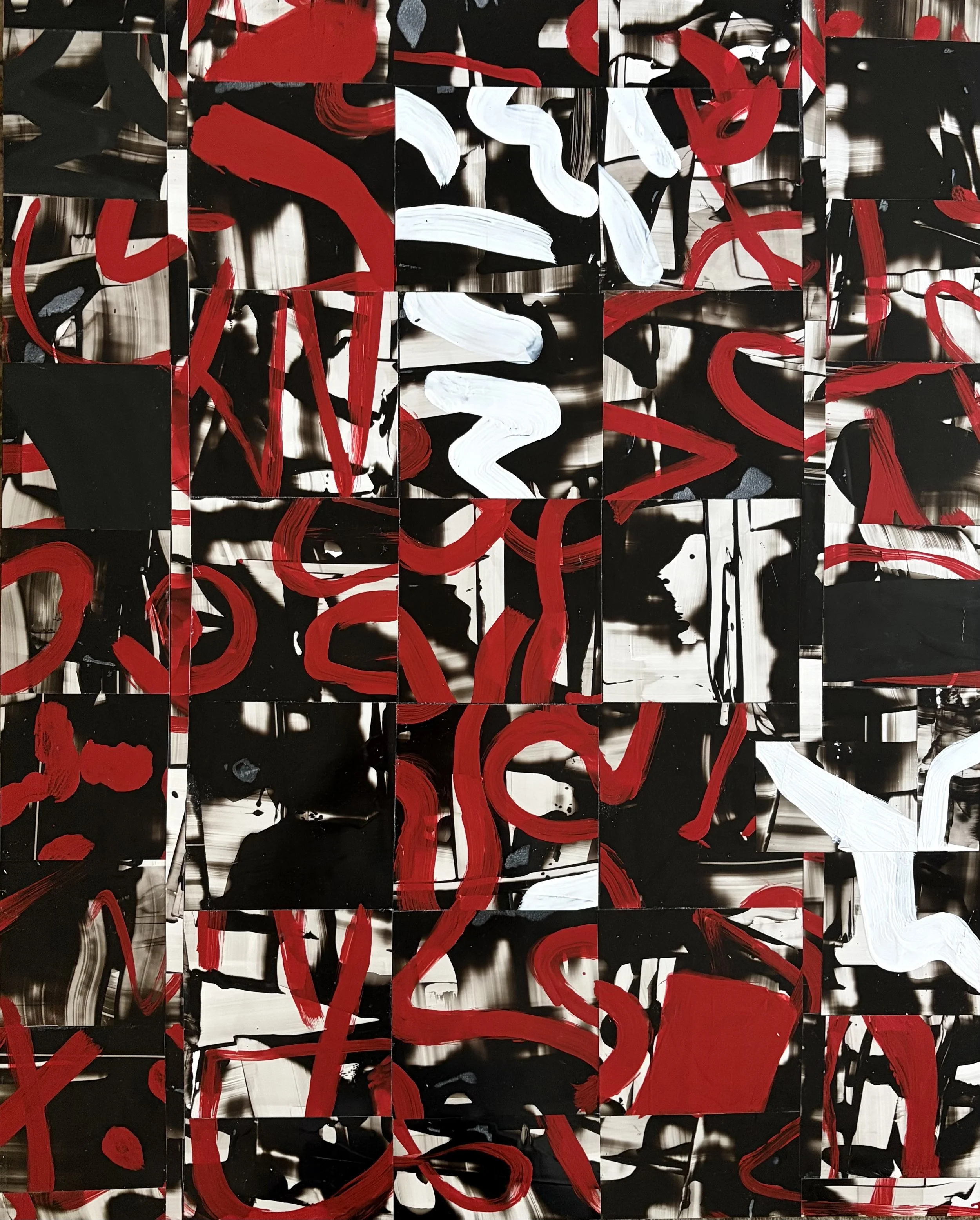 This isn't a debate  24 x 30 acrylic on Yupo