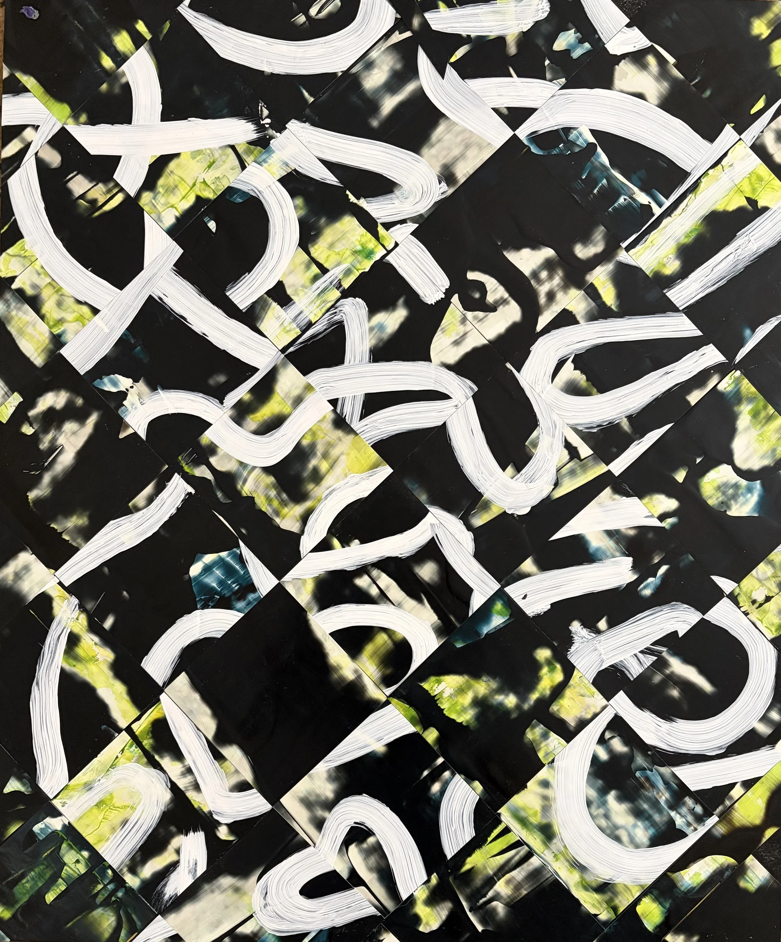 I knew it before you said it 24 x 20 acrylic on Yupo