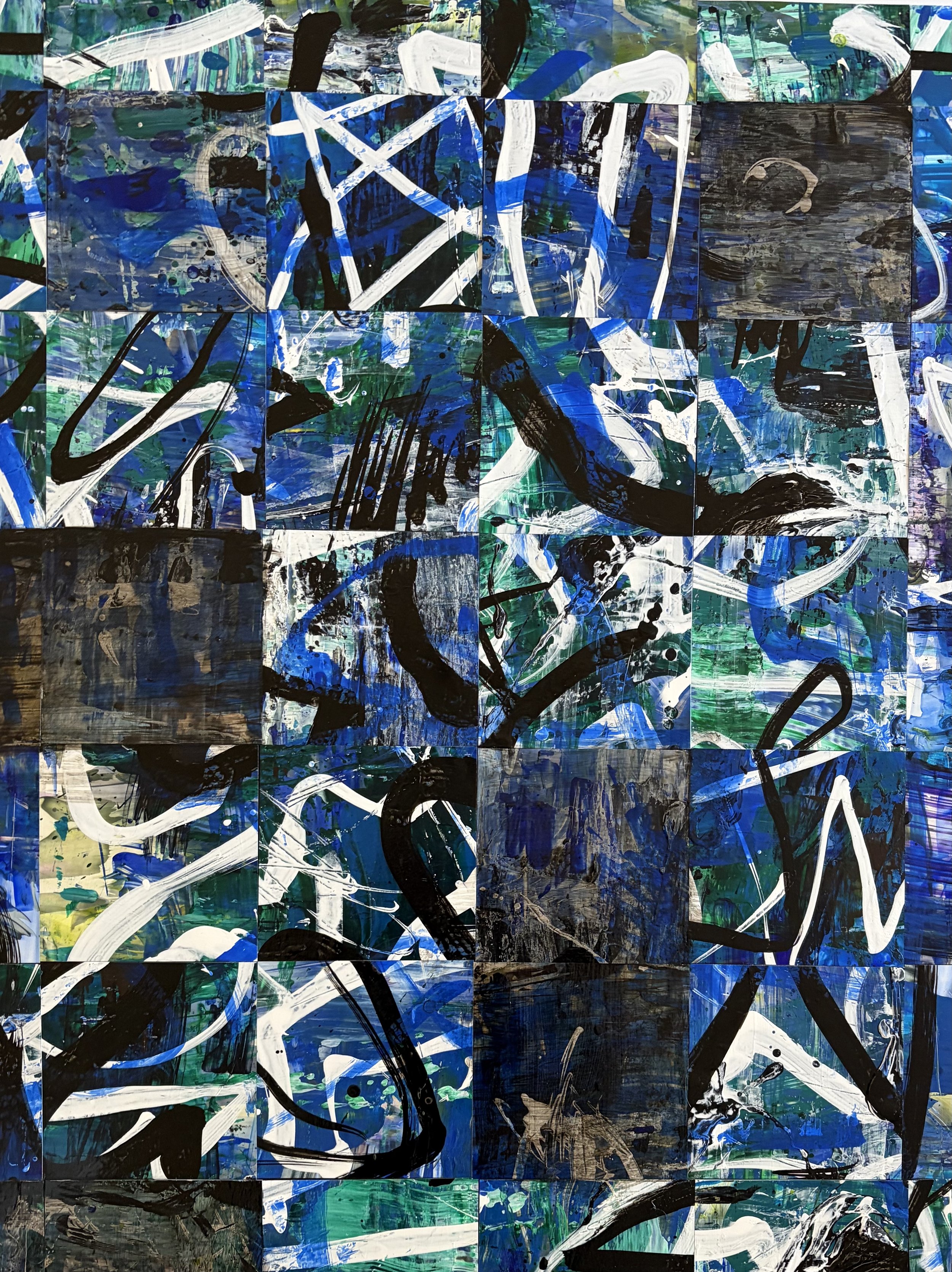 Mile Long Gallery  Acrylic on Yupo 18 x 24"