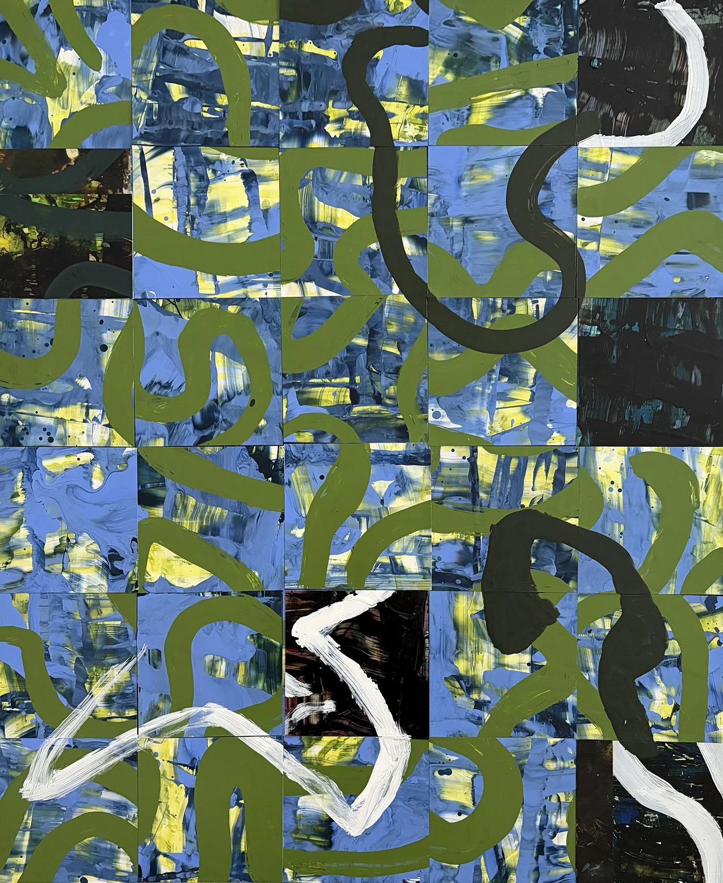 That was the right thing to say 20 x 24 acrylic on Yupo