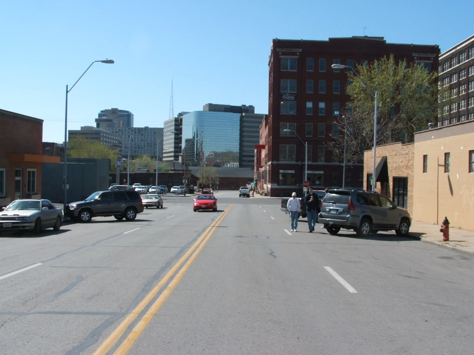 Excess urban pavement - Improved parking on The Path to Prosperity improves a downtown urban street
