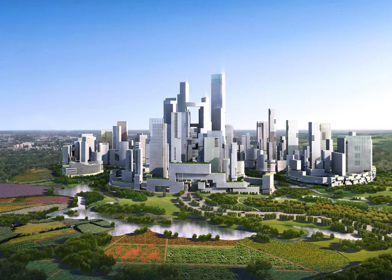 New Satellite City Design in China