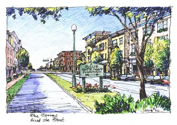 Downtown Blue Springs, MO Mixed Use