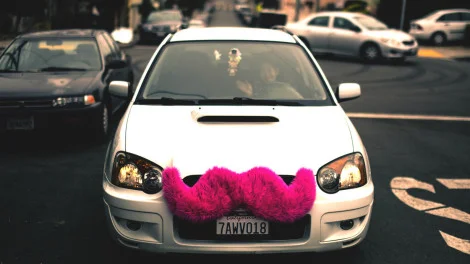 Image by Alfredo Mendez of a Lyft car