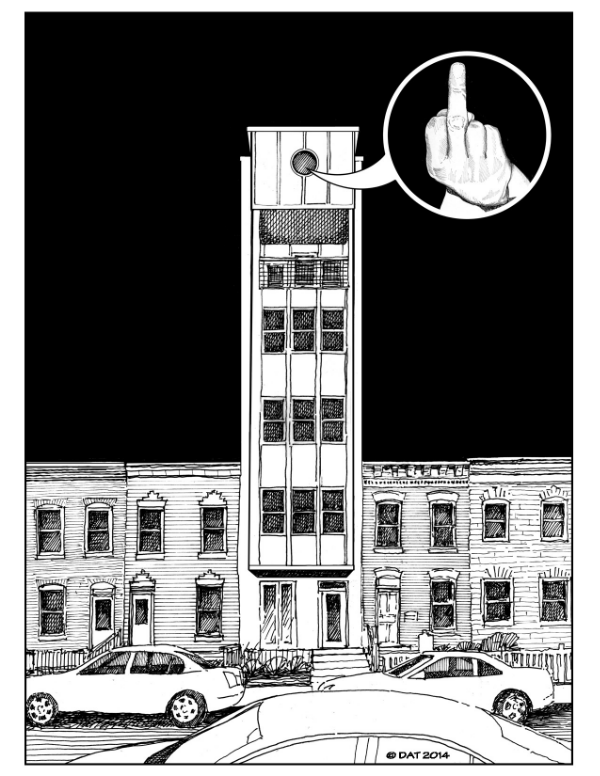 Drawing by Dhiru Thadani, architect and urbanist