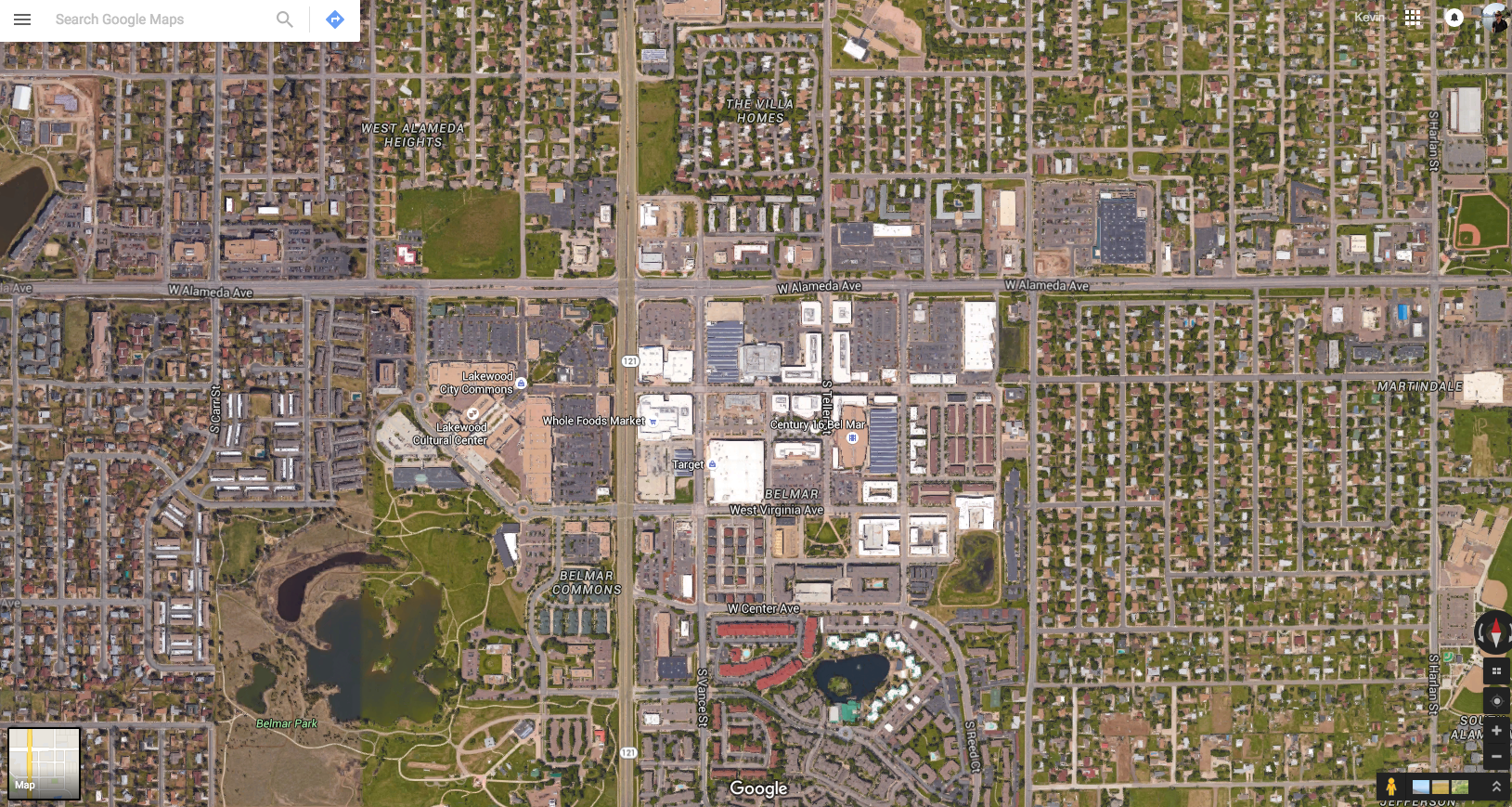 Belmar in context, via Google Maps