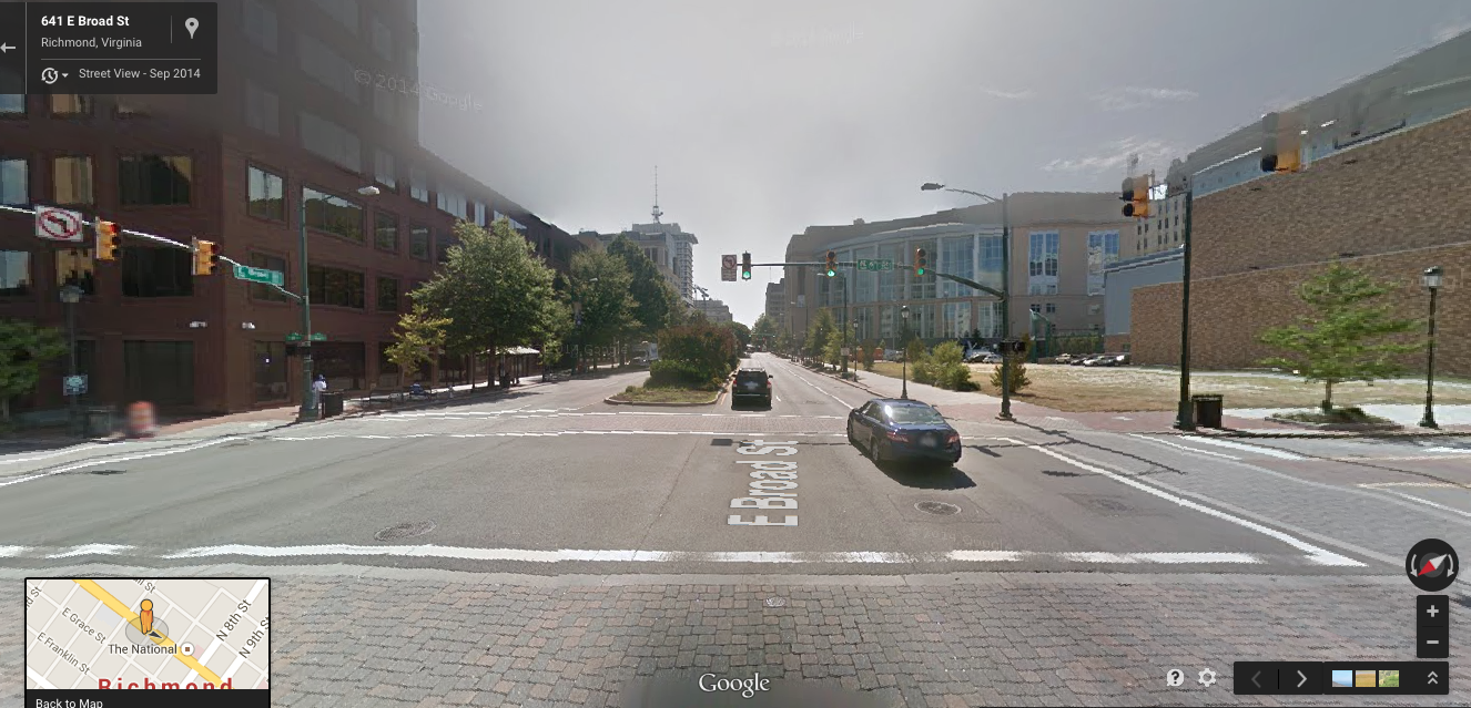 But we've gotten really good at building this instead. This is the same street. 