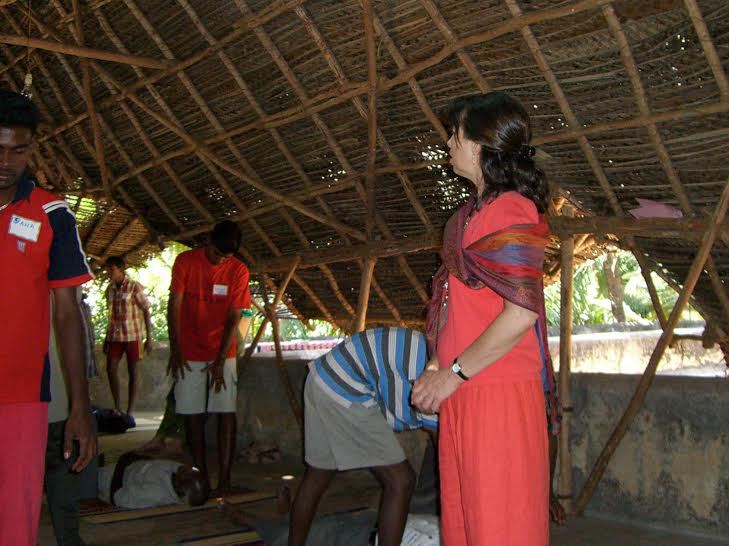 Deborah Teaching in India