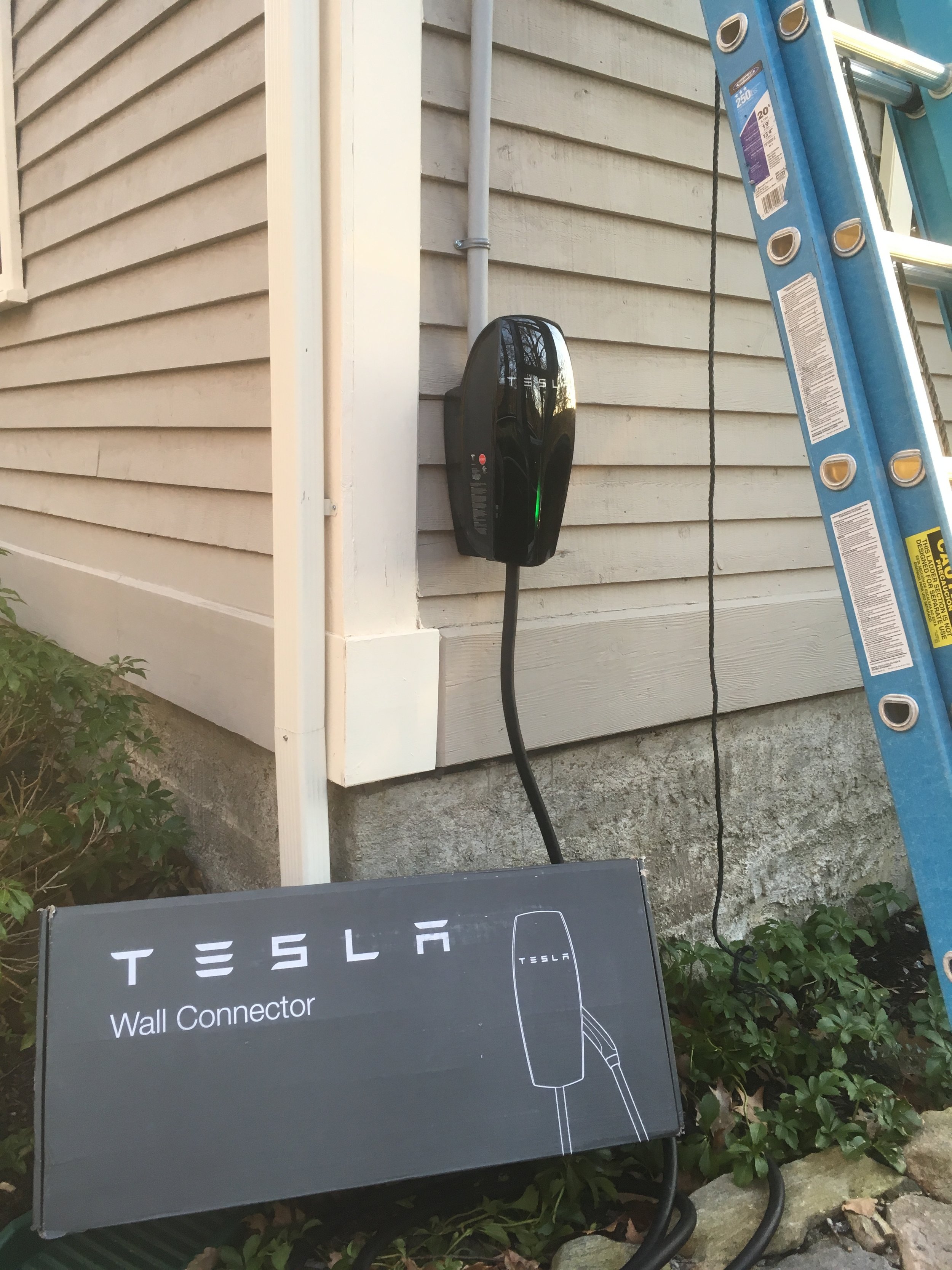 Cutrona Electric LLC Tesla wall charger install