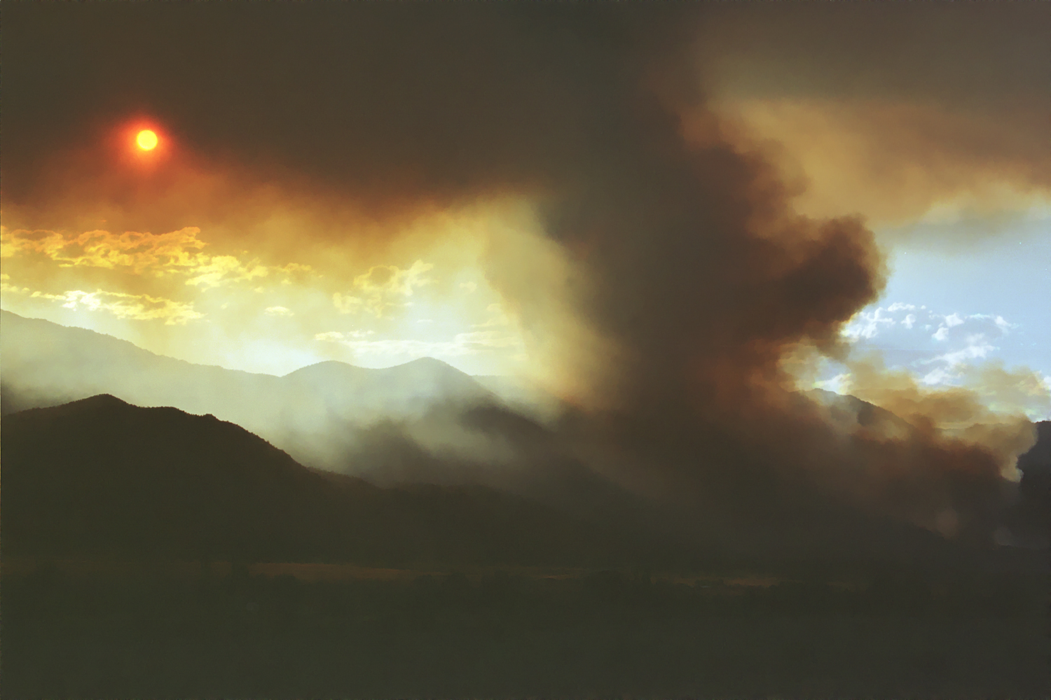 Wildfire, Antelope Valley, 1996
