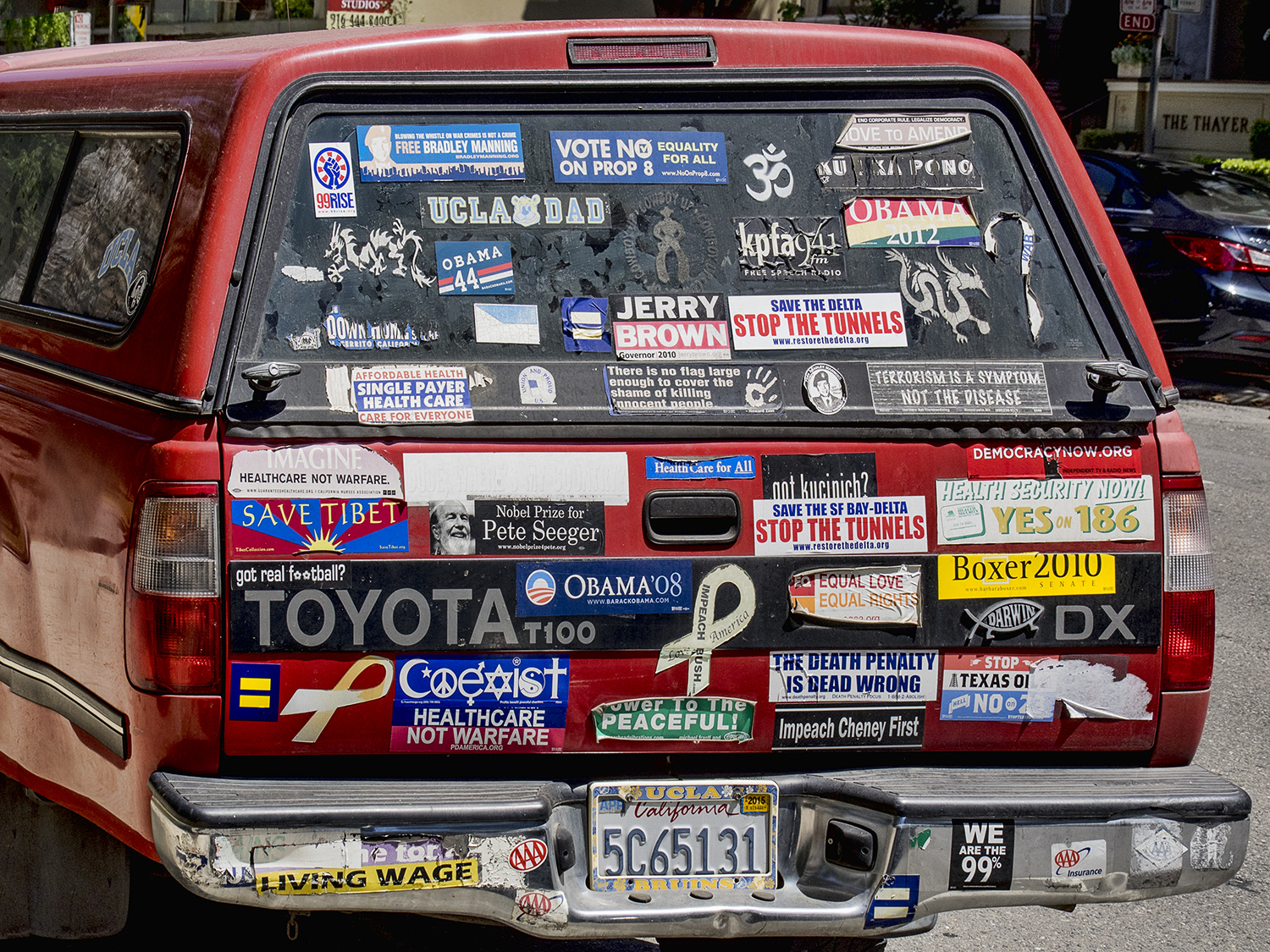 The Well-Stickered Vehicle
