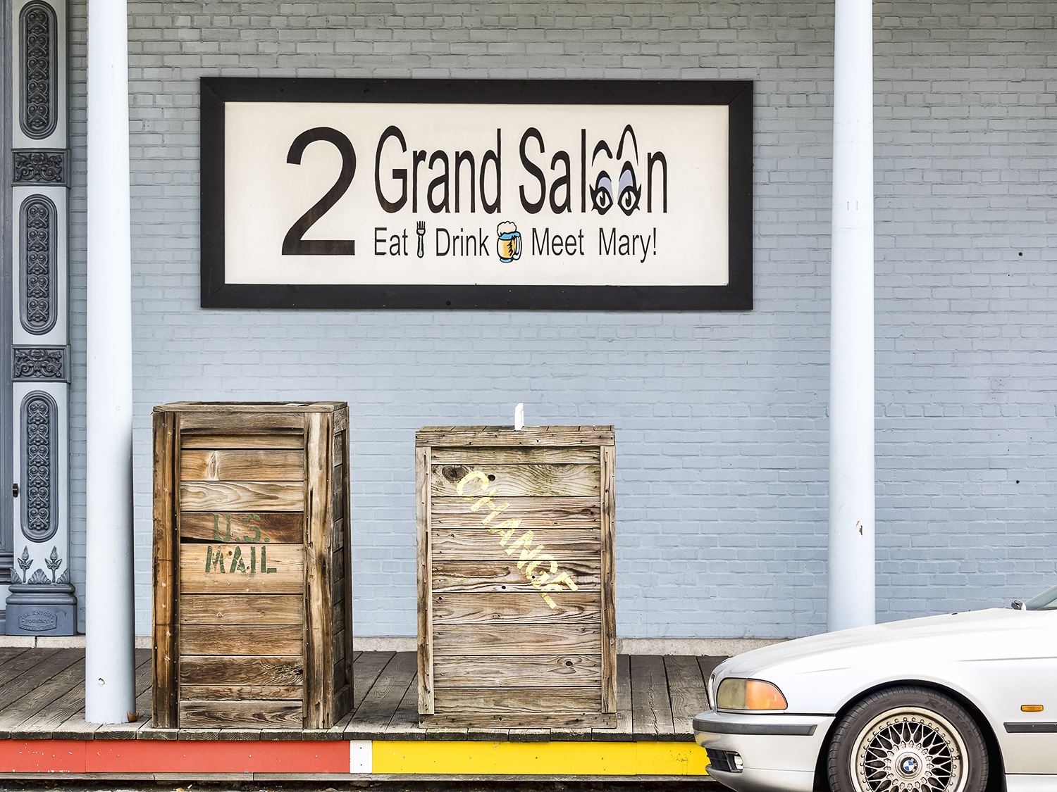 Grand Saloon Sign, Oldtown