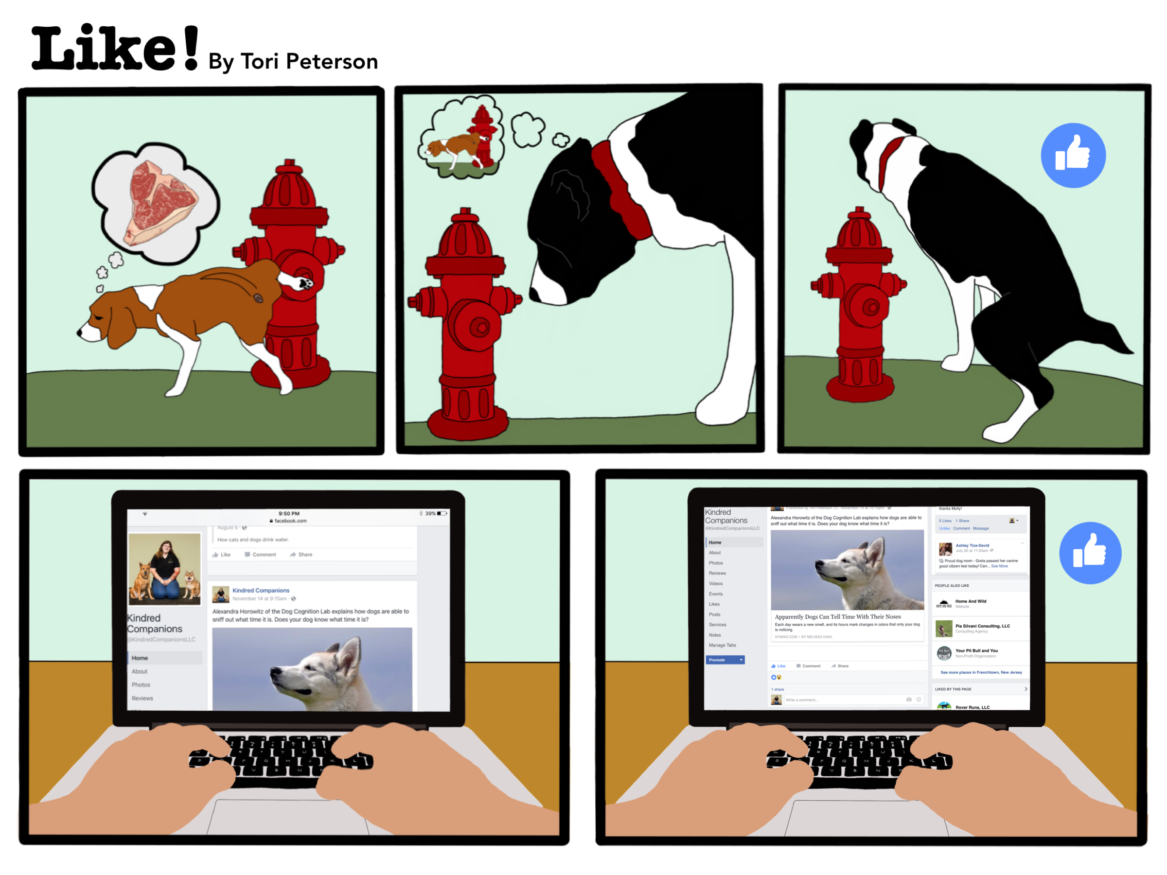Your Dog's Facebook - How Dogs Use Social Media 