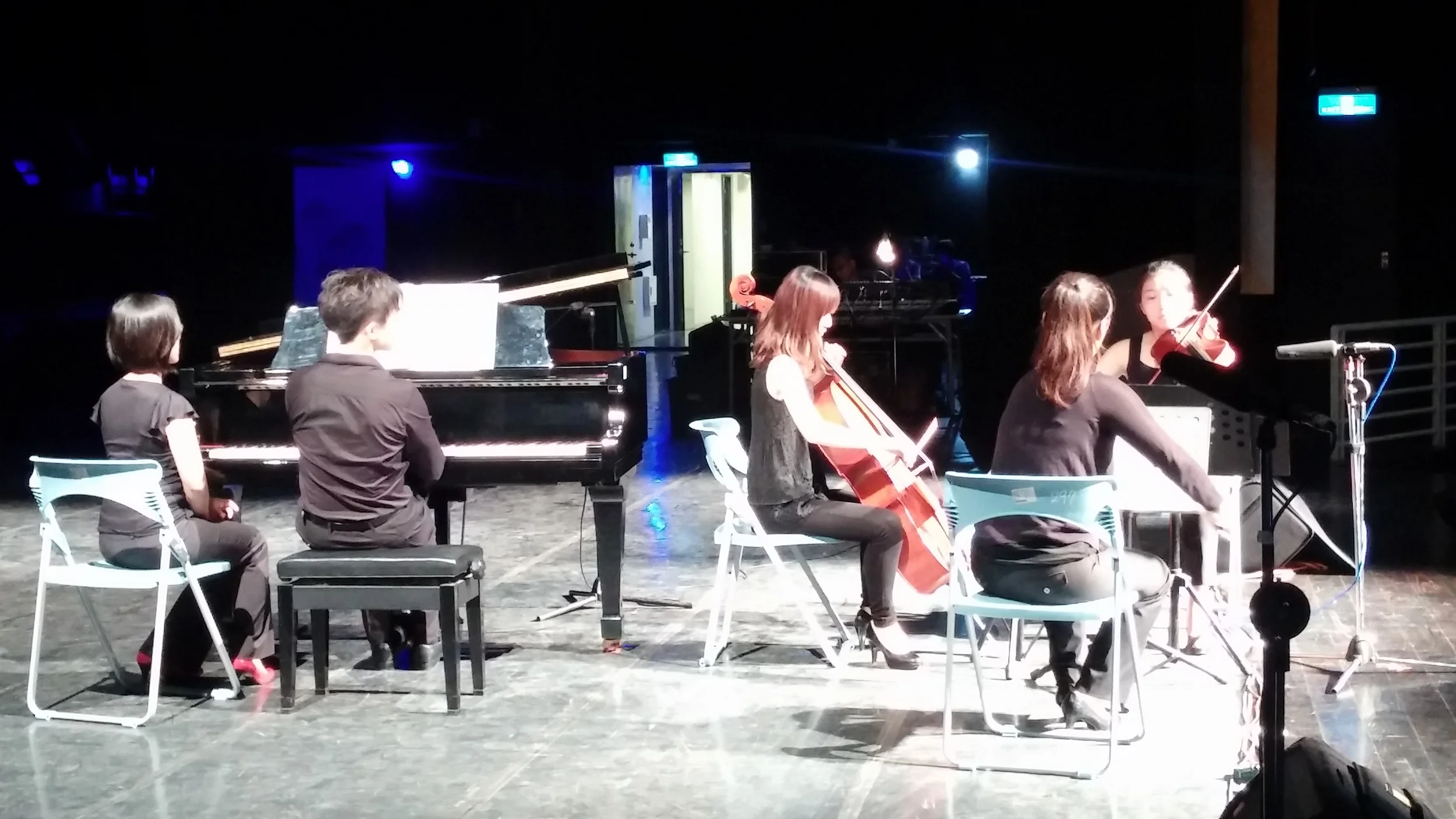 Piano Quartet performance in HsingKang