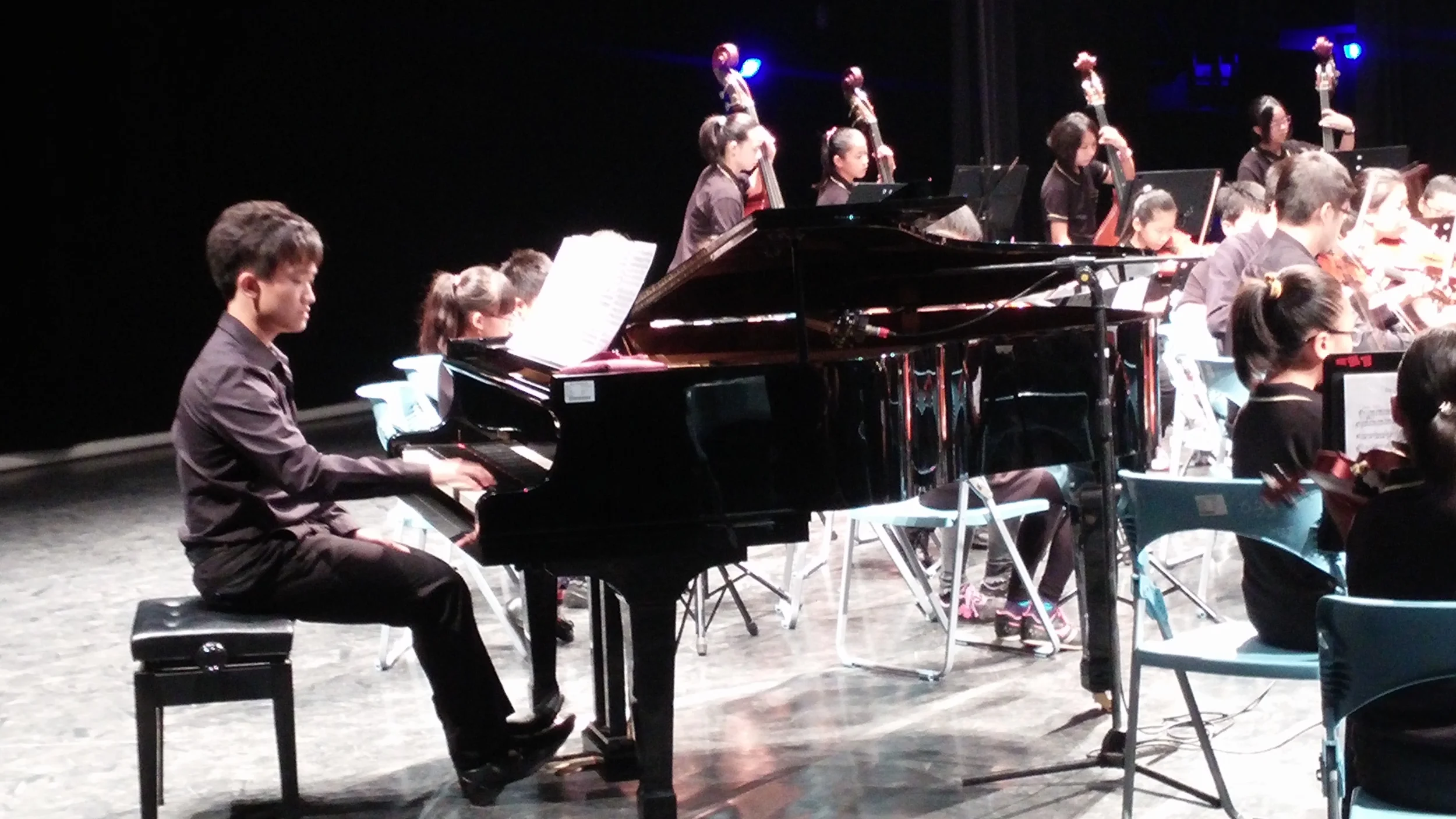 Performance with the elementary orchestra