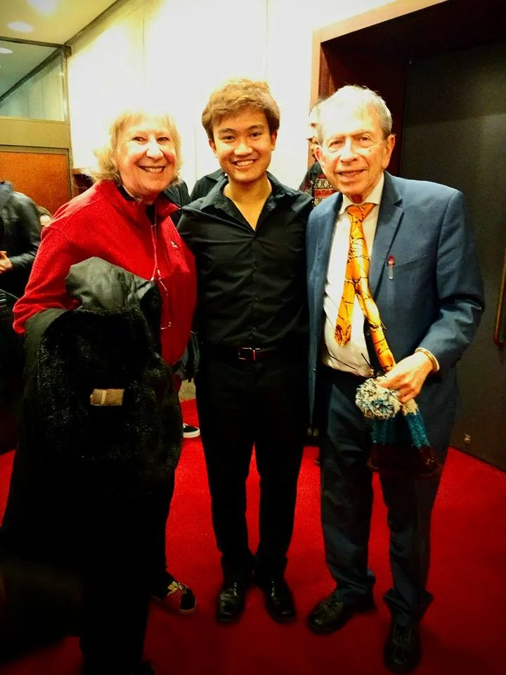 2017 w/ Ursula Oppens and Jerome Lowenthal, post graduation recital at Paul Hall, the Juilliard school