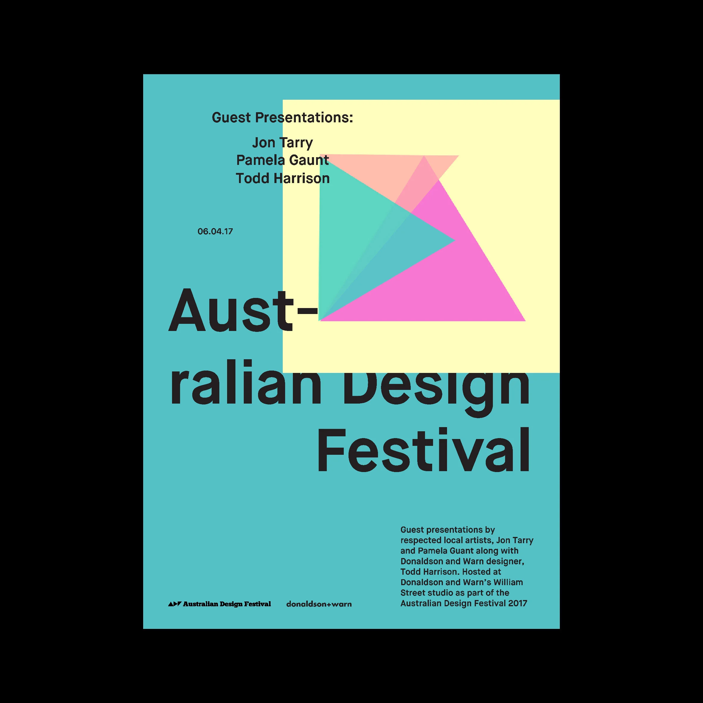  Poster for Australian Design Festival 