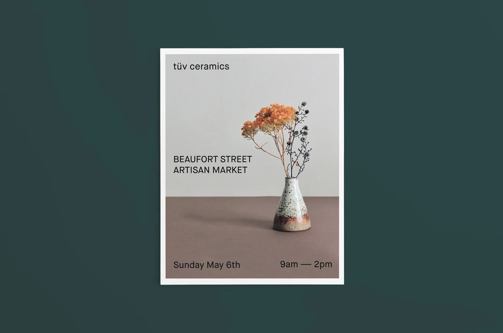  Flyer for personal ceramics 
