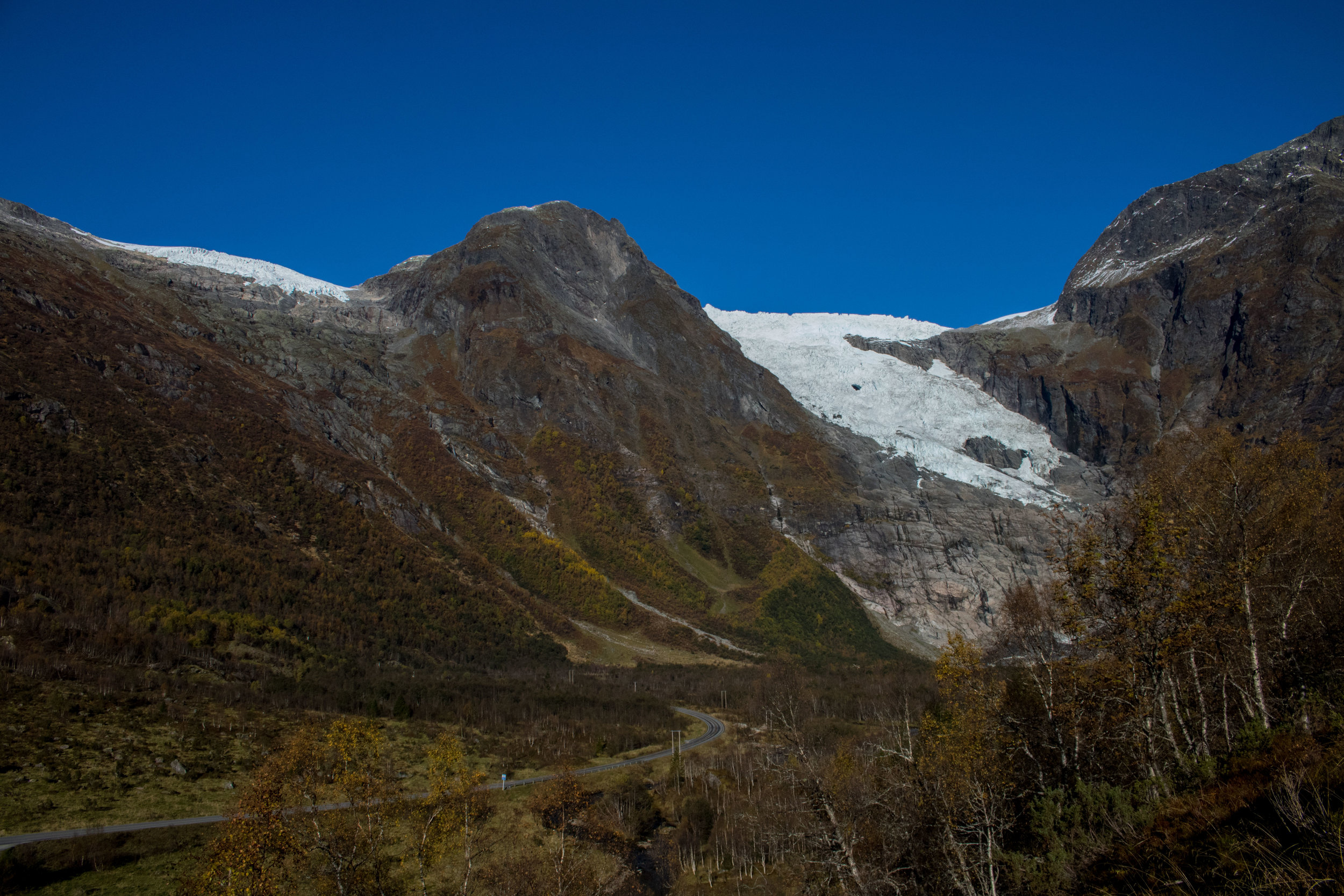 Bøyabreen Glacier 2016. Photo: Pål Gran Kielland.