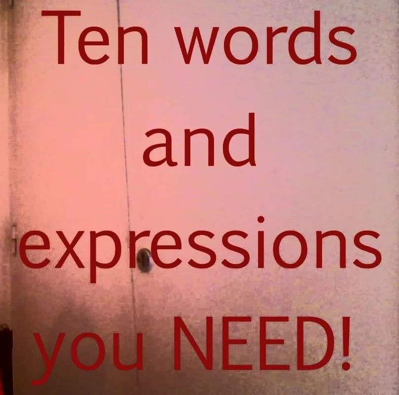 Ten words you MUST know!
