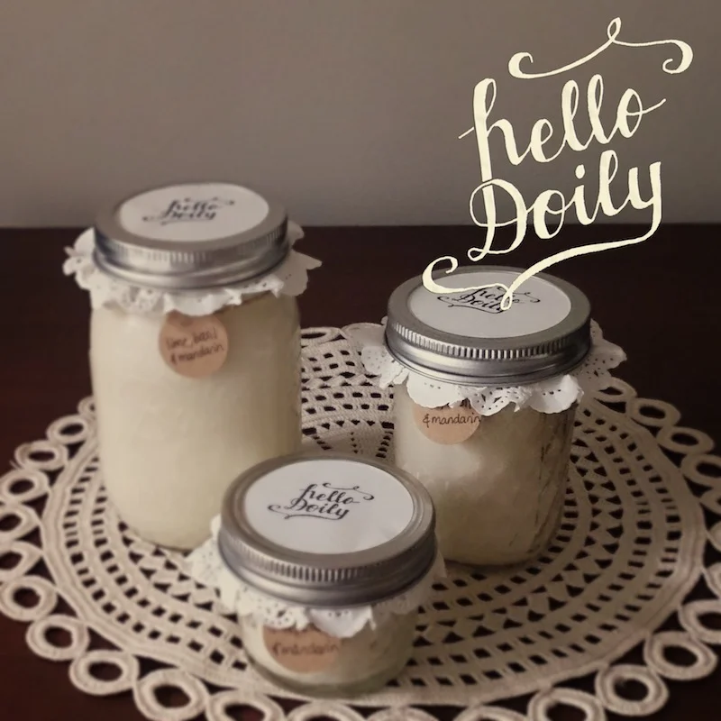 doily-candle