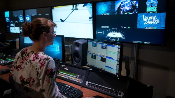 Canucks control room