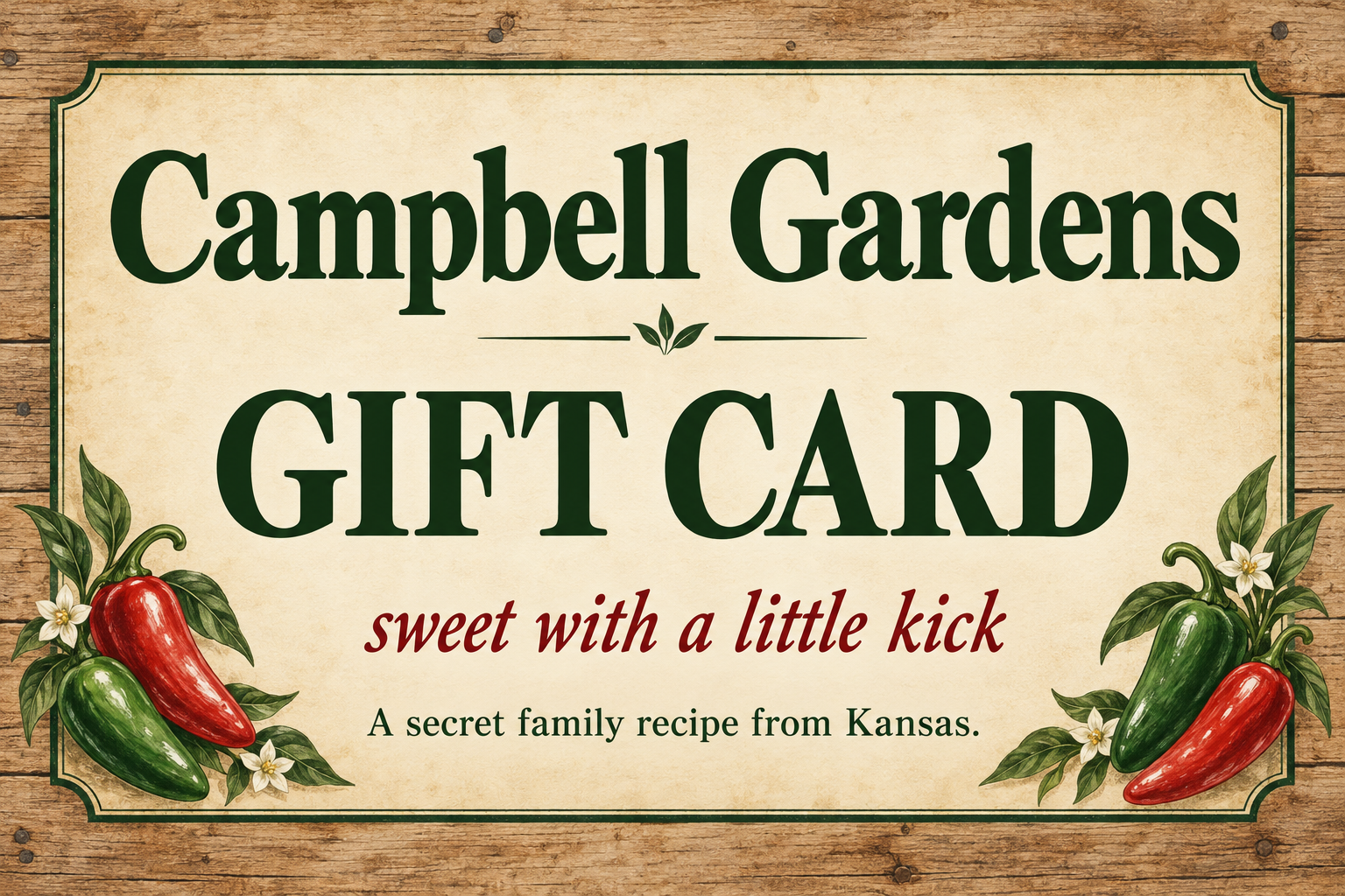 Campbell Gardens Gift Card