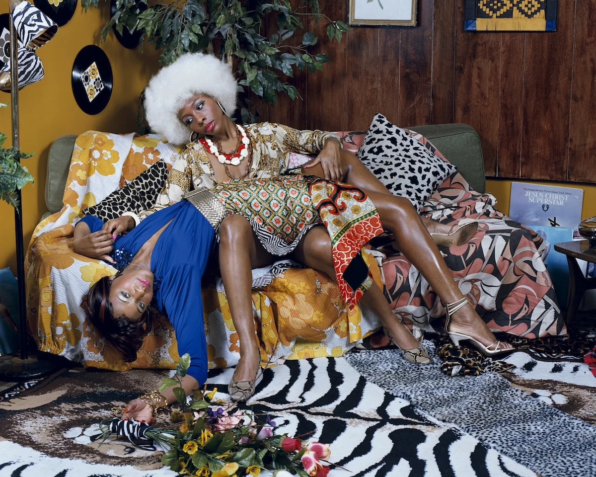 Mickalene Thomas' Muse and tete-a-tete at MICA Offers Powerful Visions of Black Femininity