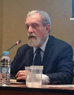Don Carlos GALÁN en un momento de su intervención en el evento. 