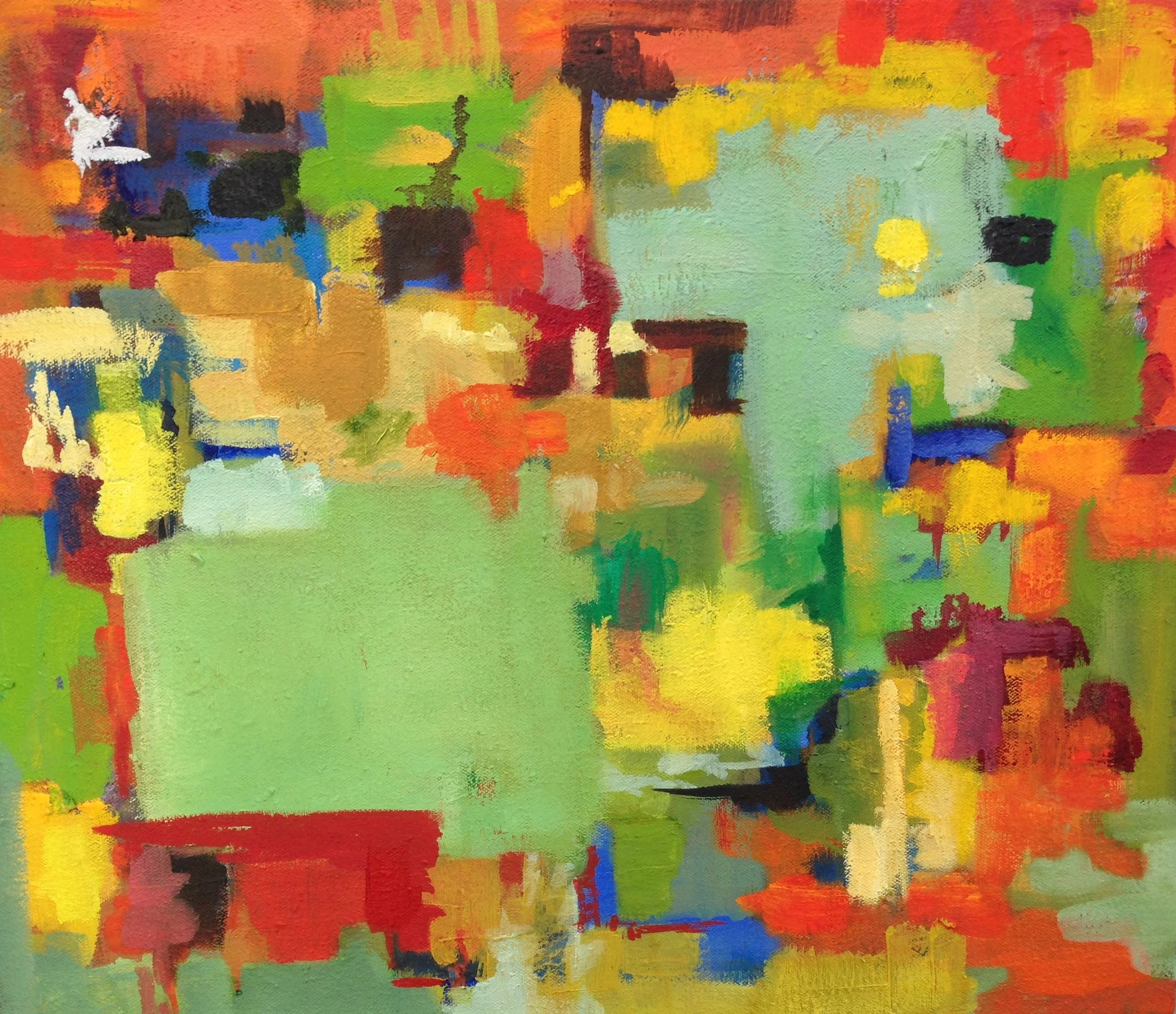 Green & Orange 20"x16"