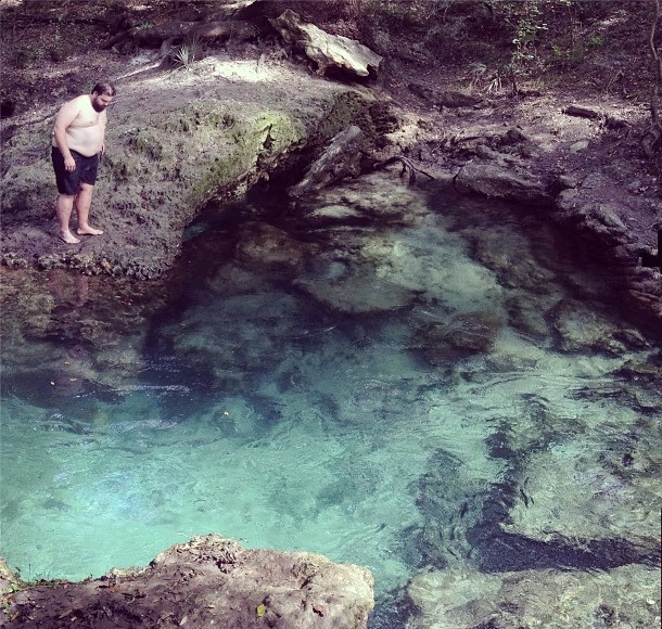From another Suwannee trip Travis took earlier in the Fall with his roommate Brian