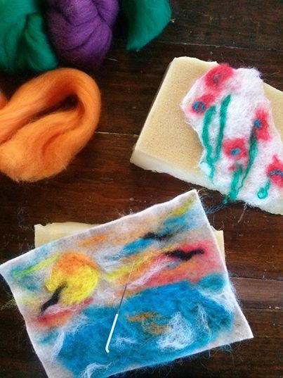 Needle felting
