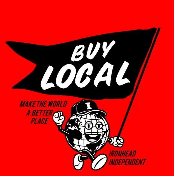 Ain&rsquo;t it ironic? Trickle down economics isn&rsquo;t working - maybe switch to trickle up? Dollars spent here, stay here. &lsquo;Nuff said. Thanks for your support. #buyindie #localheroes #seethebigpicture