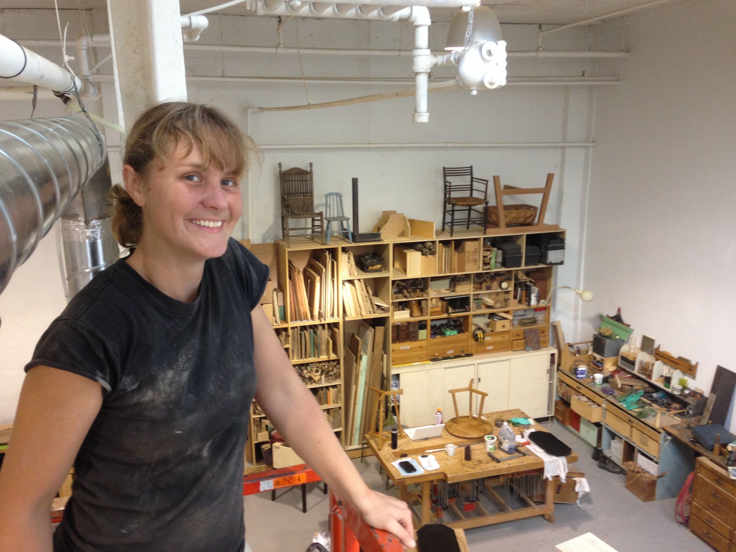 Carey Jernigan came to woodworking from architecture and fine art. She enjoys the careful process of furniture making and has grown her skills over four years at Heidi Earnshaw Design. As an artist, she's interested in the history of work and the material objects that industry, environments, and social systems leave behind. As a teacher, she loves to share in the simple pleasure of learning to make things by hand. www.careyjernigan.com