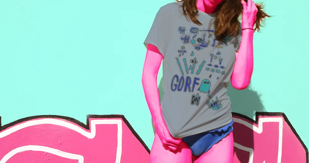 Haughtee Suave Centipede Vintage Retro Atari Video Gamer Fine Art Print Tee Gorf