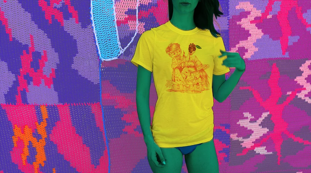 Haughtee Suave Slasher 'Trunk' Serial Killer Fine Art Print Tee