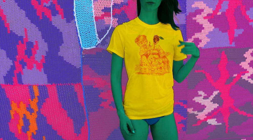 Haughtee Suave Slasher 'Trunk' Serial Killer Fine Art Print Tee