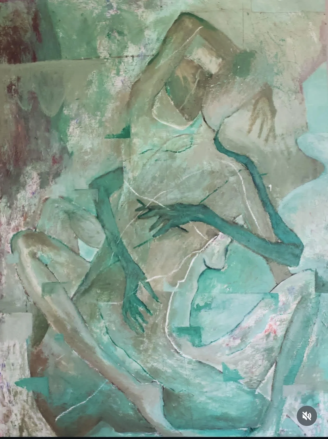 Corpse avec le Jardin, 3' x 2.5' , 2020