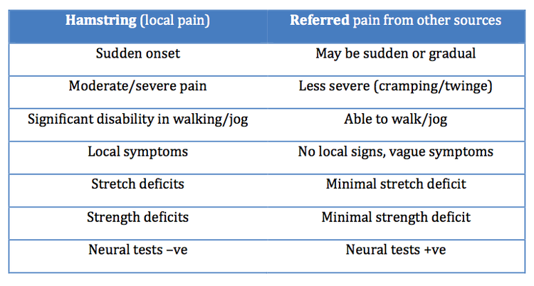 Risk Factors and assessment of hamstring muscle strain injury — Rayner ...