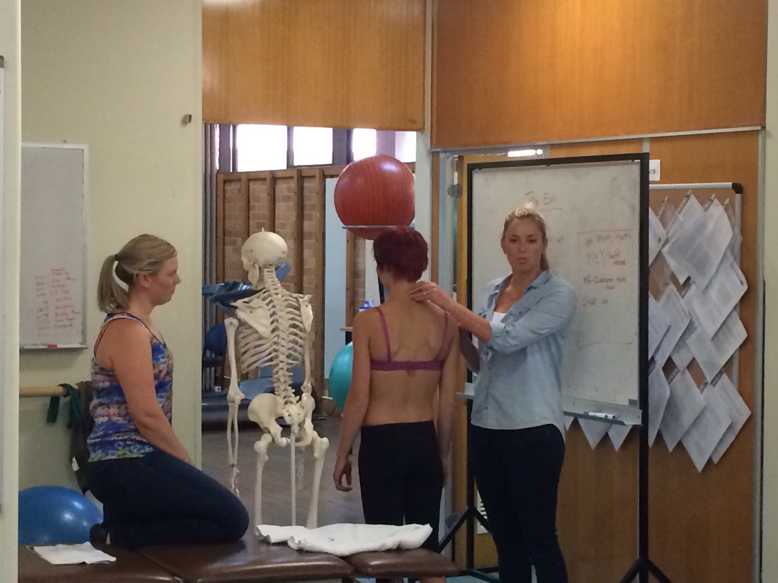 Teaching on Spinal level 2 with Alicia in Melbourne 2014