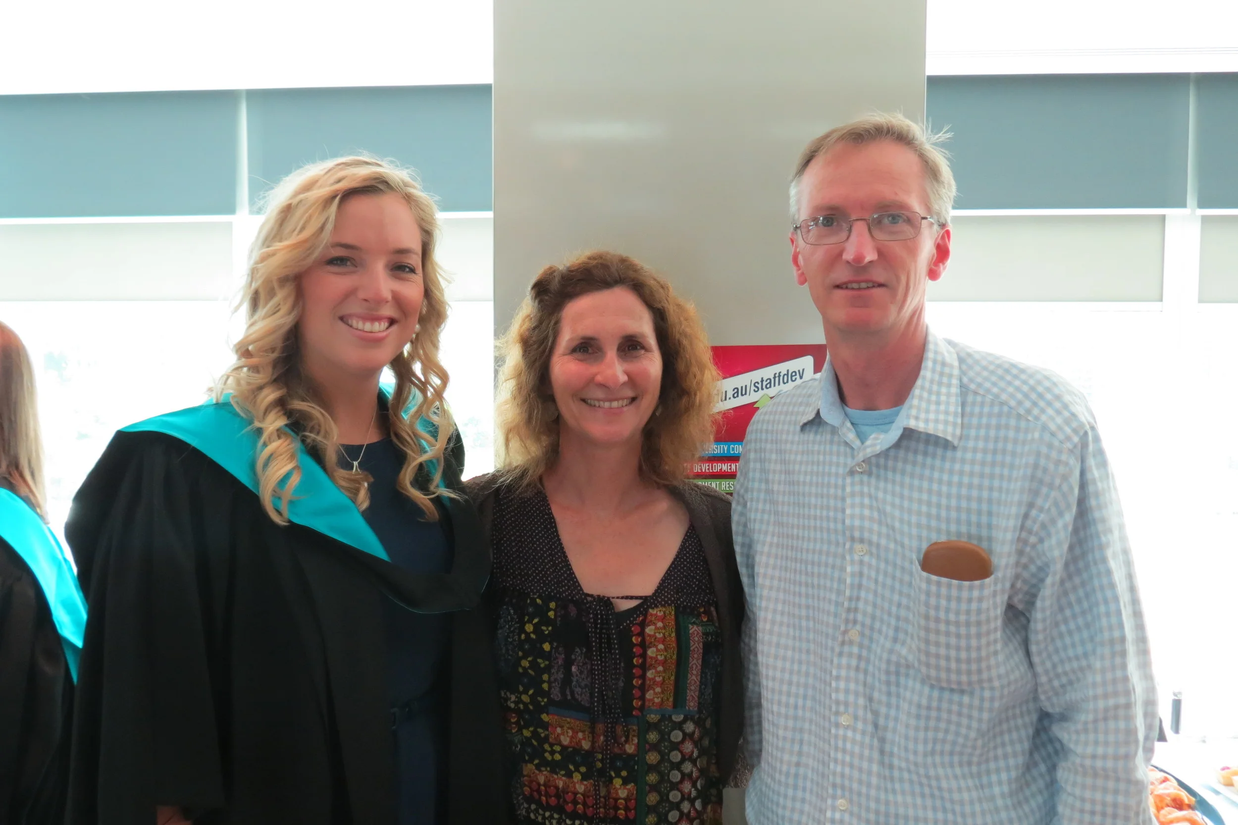 Christine and David at graduation 2013