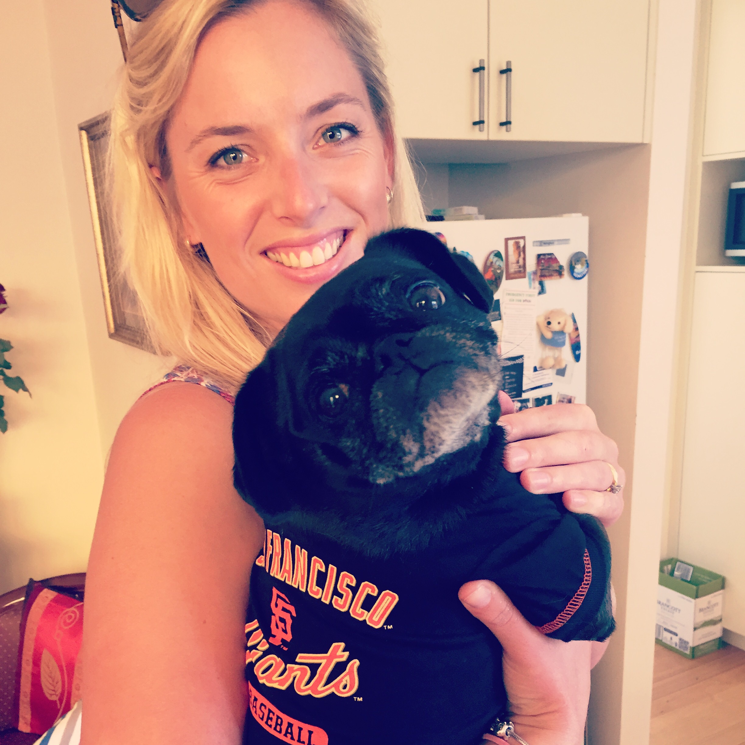 It was much easier to convert my sister's dog Chino to being a San Francisco giants fan :)