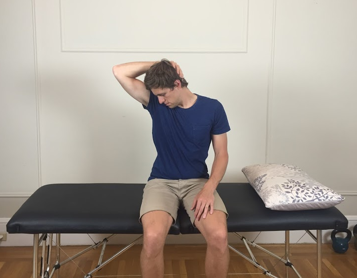 Antalgic posture for C7 nerve root