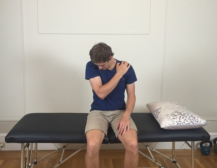 Antalgic posture for C6 nerve root