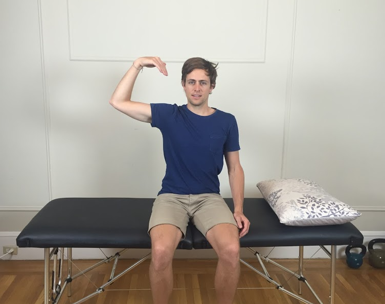 Median nerve slider start position